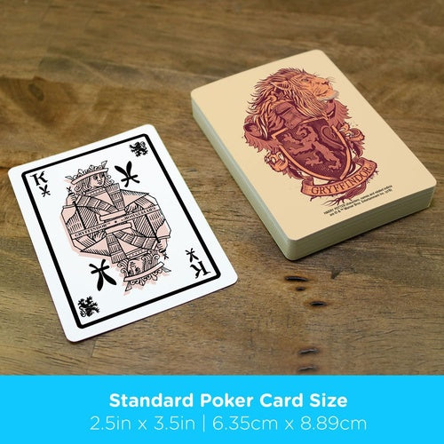 Harry Potter jeu de cartes à jouer Gryffondor