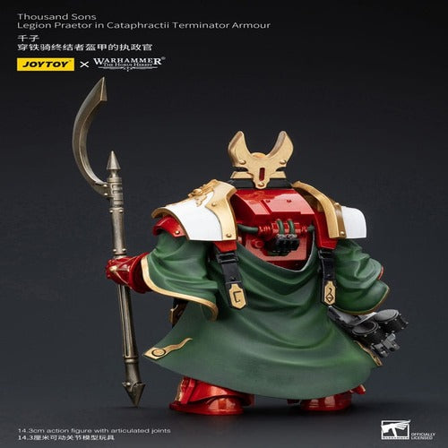 Warhammer The Horus Heresy figurine 1/18 Thousand sons Legion Praetor in Cataphractii Terminator Armour 12 cm