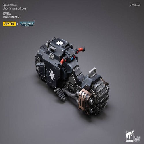 Warhammer 40k véhicule 1/18 Black Templars Outrider Bike 22 cm