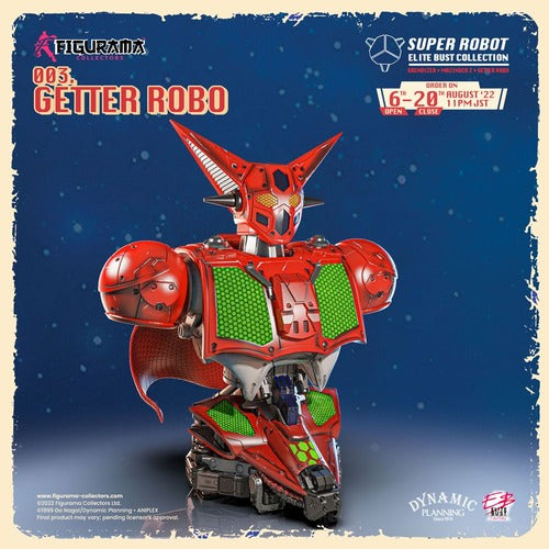 Getter Robo Super Robot Elite Büste 1/3 Getter Robo 26 cm