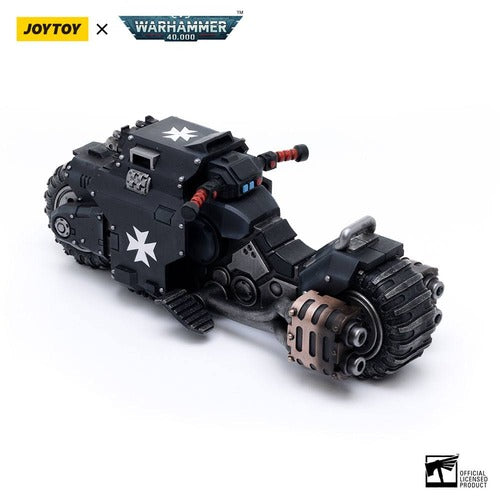 Warhammer 40k véhicule 1/18 Black Templars Outrider Bike 22 cm