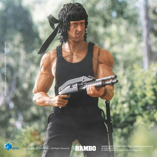 Rambo figurine 1/12 Exquisite Super Series First Blood II John Rambo 16 cm