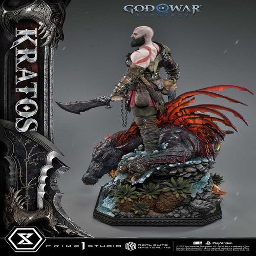 God of War: Ragnarok Real Elite Masterline Series Statue 1/3 Kratos 95 cm