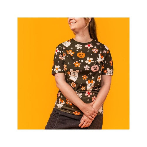 Disney by Loungefly Tee T-Shirt Unisex Mickey and Friends Halloween Größe L