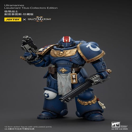 Warhammer 40,000: Space Marine 2 figurine Ultramarines Lieutenant Titus Collectors Edition 13 cm
