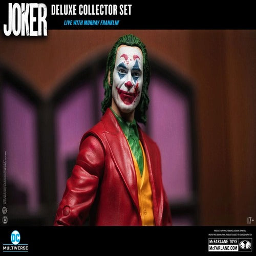 Joker DC Multiverse (Joker Movie) figurine Deluxe Colllector The Joker (Live with Murray Franklin) Limited Edition 18 cm