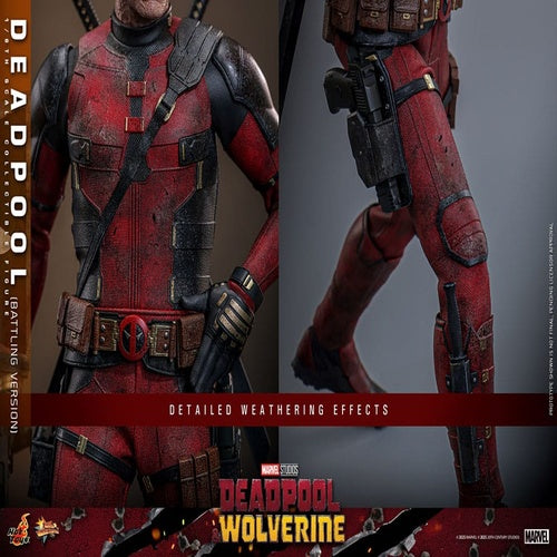 Deadpool & Wolverine Movie Masterpiece Actionfigur 1/6 Deadpool (Battling Version) 31 cm