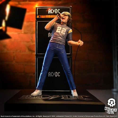 AC/DC statuette Rock Iconz Brian Johnson 23 cm