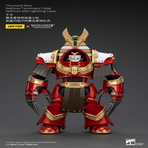 Warhammer The Horus Heresy figurine 1/18 Thousand Sons Sekhmet Terminator Cabal Sekhmet with Lightning Claws 14 cm