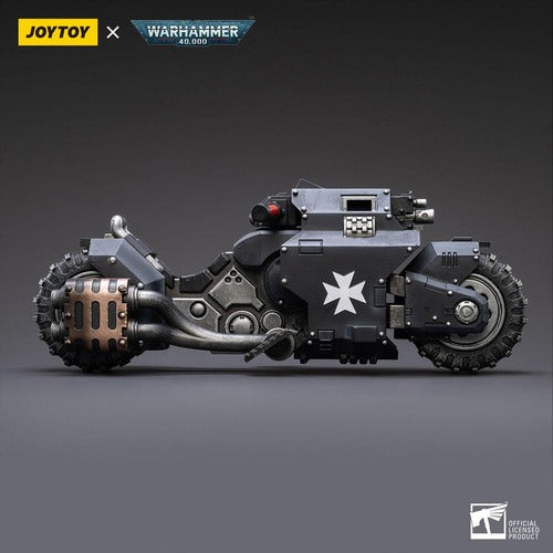 Warhammer 40k véhicule 1/18 Black Templars Outrider Bike 22 cm