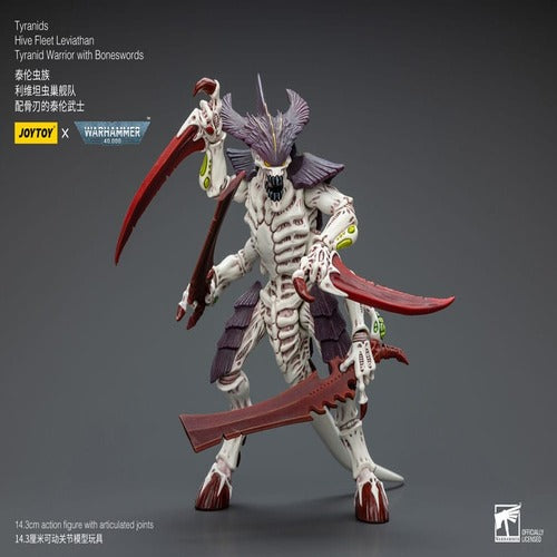 Warhammer 40k figurine 1/18 Tyranids Hive Fleet Leviathan Tyranid Warrior with Boneswords 12 cm