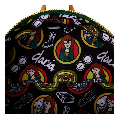 Viacom by Loungefly Sac à dos avec porte-monnaie Mini Daria