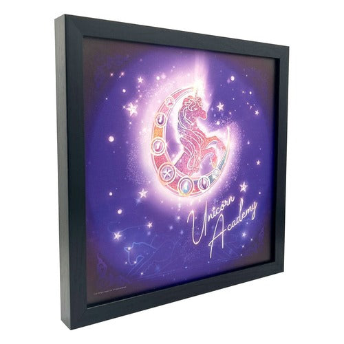 Unicorn Academy poster toile Logo (lumineux)