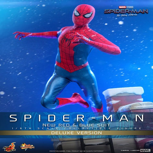 Spider-Man: No Way Home figurine Movie Masterpiece 1/6 Spider-Man (New Red and Blue Suit) (Deluxe Version) 28 cm