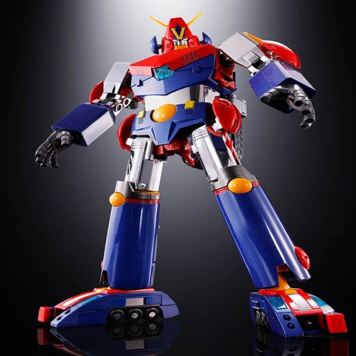 Super Electromagnetic Machine Voltes V figurine Diecast Soul of Chogokin GX50-SP Com-Battler V Chogokin 50th Anniversary Ver. 25 cm