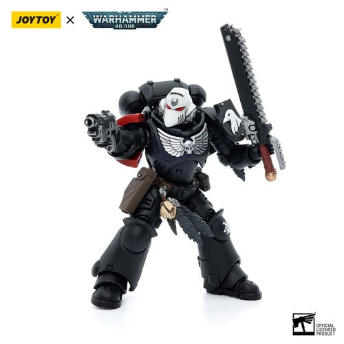 Warhammer 40k figurine 1/18 Raven Guard Intercessors Sergeant Rychas 12 cm