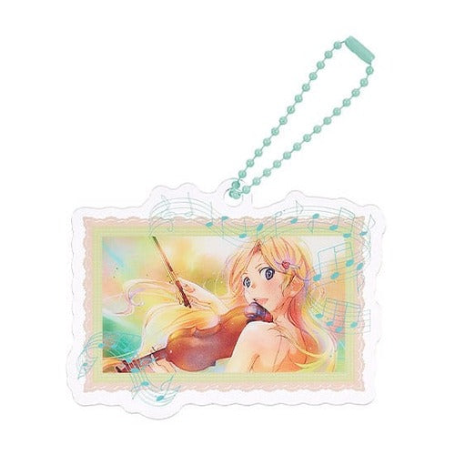 Your Lie in April Acrylic porte-clés Anime Scene C 8 cm
