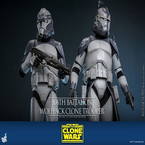 Star Wars The Clone Wars figurine 1/6 104th Battalion Wolfpack Clone Trooper 30 cm