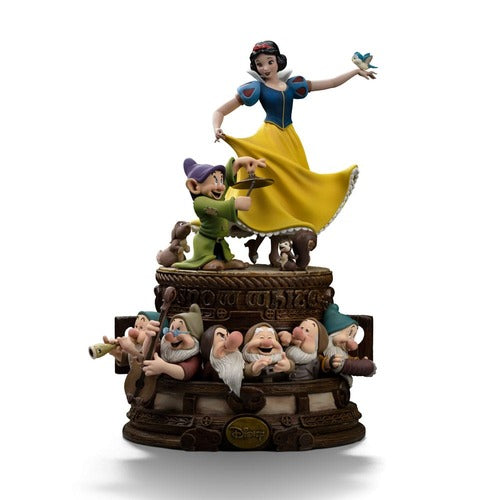 Blanche-Neige et les Sept Nains statuette 1/10 Art Scale Snow White and Dopey Deluxe Edition 21 cm