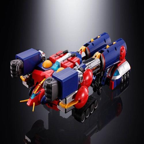 Super Electromagnetic Machine Voltes V figurine Diecast Soul of Chogokin GX50-SP Com-Battler V Chogokin 50th Anniversary Ver. 25 cm