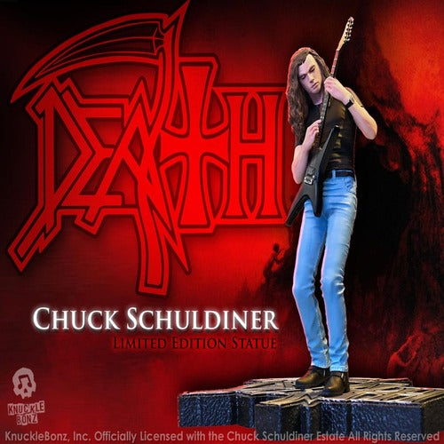 Death statuette Rock Iconz Chuck Schuldiner 22 cm