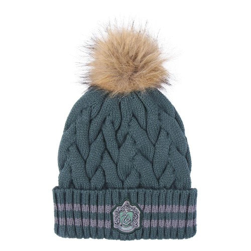 Harry Potter bonnet Pompon Slytherin Dark Green