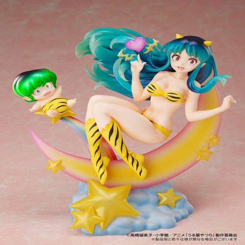 Urusei Yatsura PVC Statue 1/7 Lum & Ten Box Cafe & Space Collaboration 20 cm