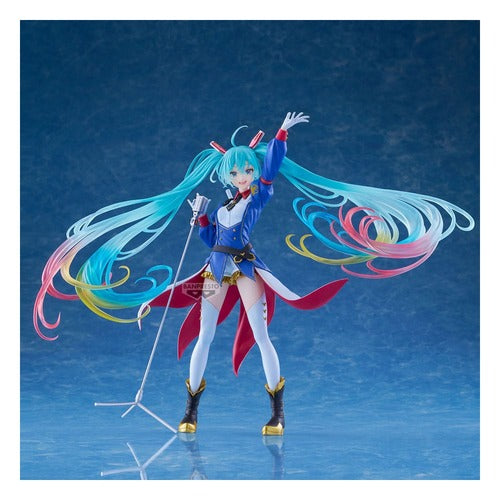 Gundam X Miku statuette PVC Banpresto Evolve Hatsune Miku Figure 21 cm