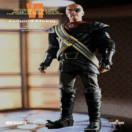 Star Trek 6 : Terre inconnue figurine 1/6 General Chang 30 cm