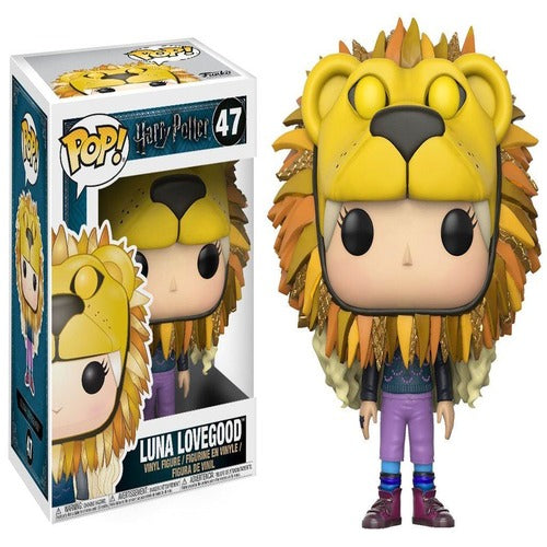 Harry Potter POP! Movies Vinyl figurine Luna Lovegood with Lion Head 9 cm