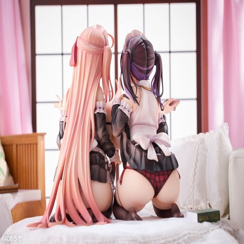 Original Character pack 2 statuettes PVC 1/5 Koho Miya & Otsuhane Fuwari illustration by Ninoude 18 cm