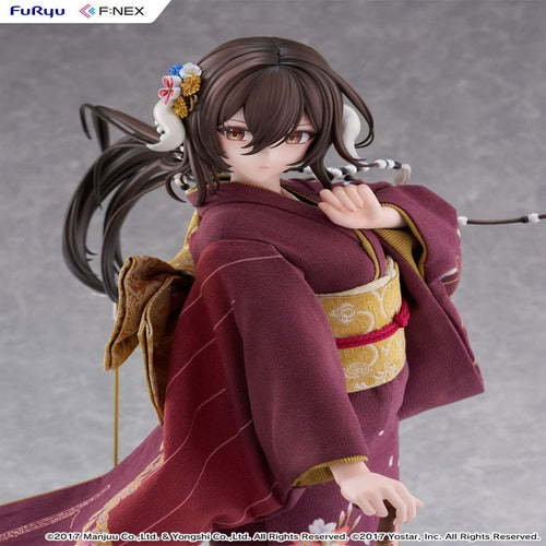 Azur Lane F:Nex statuette PVC 1/4 Mikasa blue flower komachi Ver. Japanese Doll 43 cm
