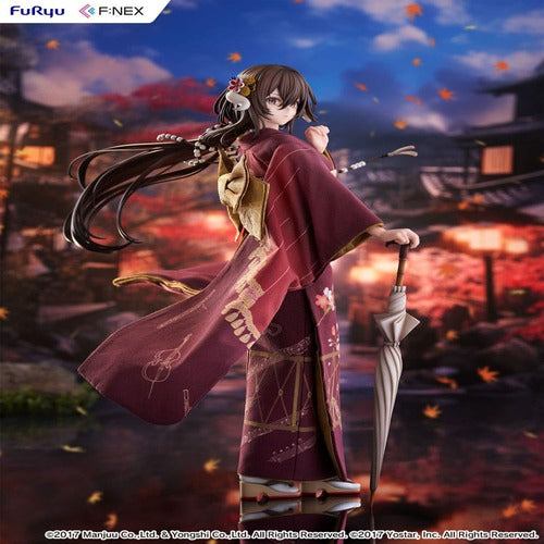 Azur Lane F:Nex statuette PVC 1/4 Mikasa blue flower komachi Ver. Japanese Doll 43 cm