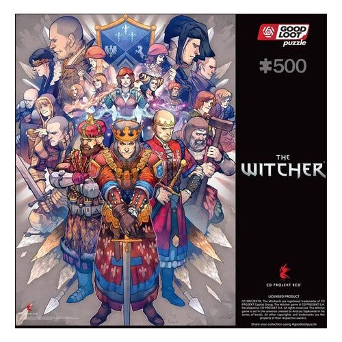 The Witcher puzzle Gaming Northern Realms (500 pièces)