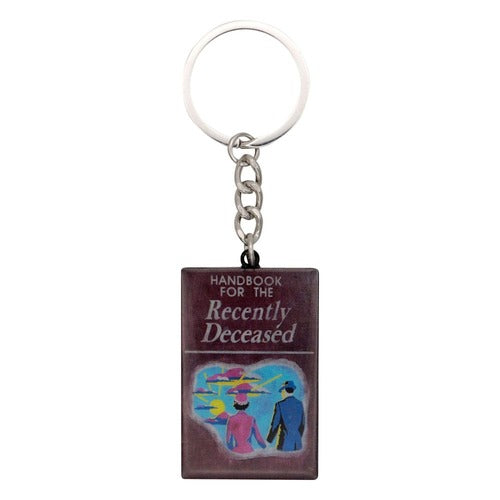 Beetlejuice porte-clés Handbook of the Recently Deceased