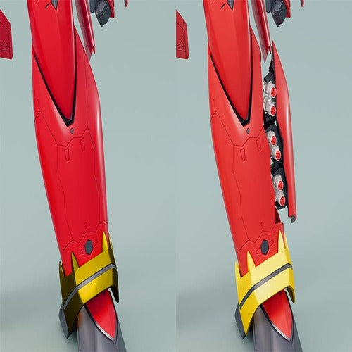 The Super Dimension Fortress Macross PLAMAX figurine Plastic Model Kit 1/72 VF-19 Custom Fire Valkyrie (Basara Nekki Unit) 22 cm