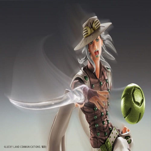 JoJo's Bizarre Adventure Part7 Steel Ball Run figurine Super Action Chozokado Gyro Zeppeli Third 16 cm