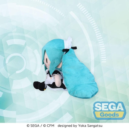 Hatsune Miku Project Diva Arcade peluche Fuwa Petit Mini Miku Maid Ver. (EX) 16 cm
