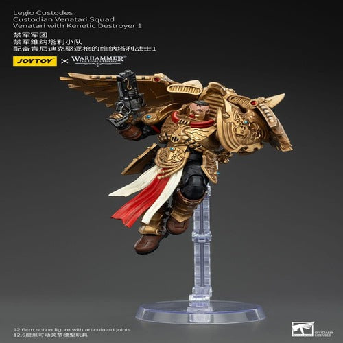 Warhammer The Horus Heresy figurine 1/18 Legio Custodes Custodian Venatari Squad Venatari with Kenetic Destroyer 1 13 cm