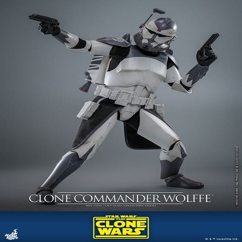 Star Wars: The Clone Wars figurine 1/6 Clone Commander Wolffe 30 cm