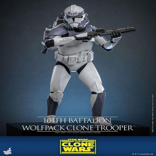 Star Wars The Clone Wars figurine 1/6 104th Battalion Wolfpack Clone Trooper 30 cm
