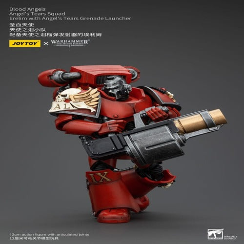 Warhammer The Horus Heresy figurine 1/18 Blood Angels Angel's Tears Squad Erelim with Angel's Tears Grenade Launcher 12 cm
