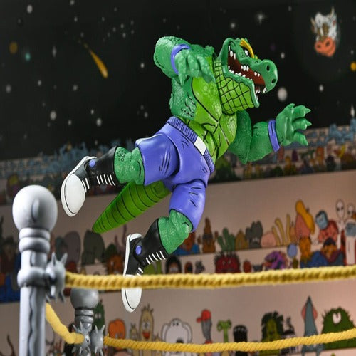 Tortues Ninja (Archie Comics) figurine Stump Wrestling Leatherhead 18 cm
