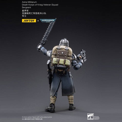 Warhammer 40k figurine 1/18 Death Korps of Krieg Veteran Squad Sergeant 10 cm