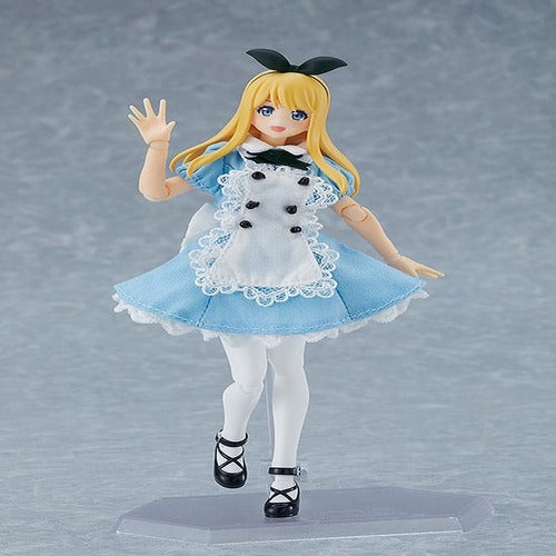 Original Character figurine Figma Female Body (Alice) with Dress and Apron Outfit 13 cm
