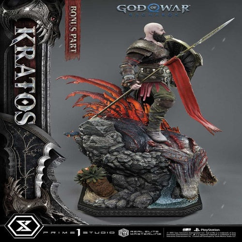 God of War: Ragnarok Real Elite Masterline Series Statue 1/3 Kratos Ultimate Bonus Version 95 cm