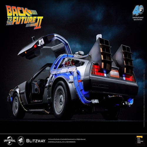 Zurück in die Zukunft II Premium UMS Fahrzeug 1/6 Zeitmaschine Time Machine 74 cm