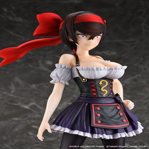 Girls und Panzer statuette 1/6 Tsuruki Shizuka Dirndl Ver. 23 cm