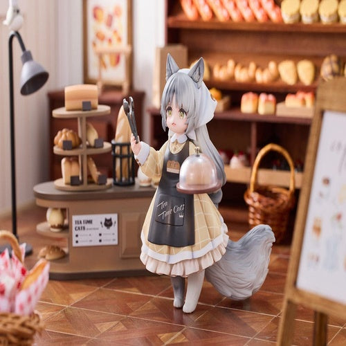 Decorated Life Collection statuette PVC Tea Time Cats - Cat Town Bakery Staff & Customer Set 12 cm
