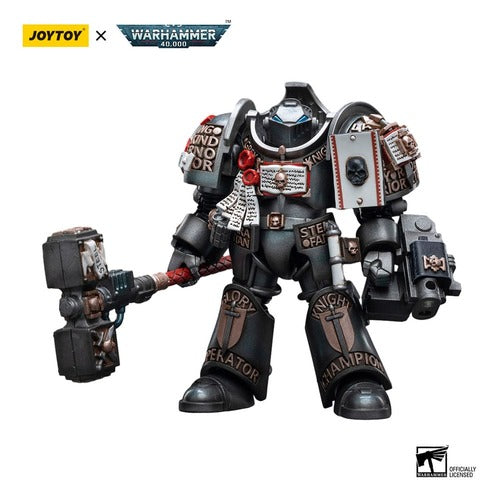 Warhammer 40k figurine 1/18 Grey Knights Nemesis Dreadknight (Including Grey Knights Terminator Caddon Vibova) 12 cm